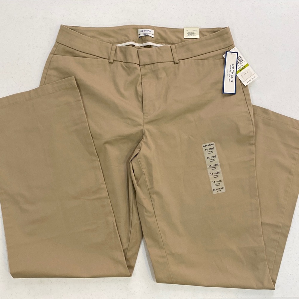 Dockers Khaki Metro Pant Size 14 M